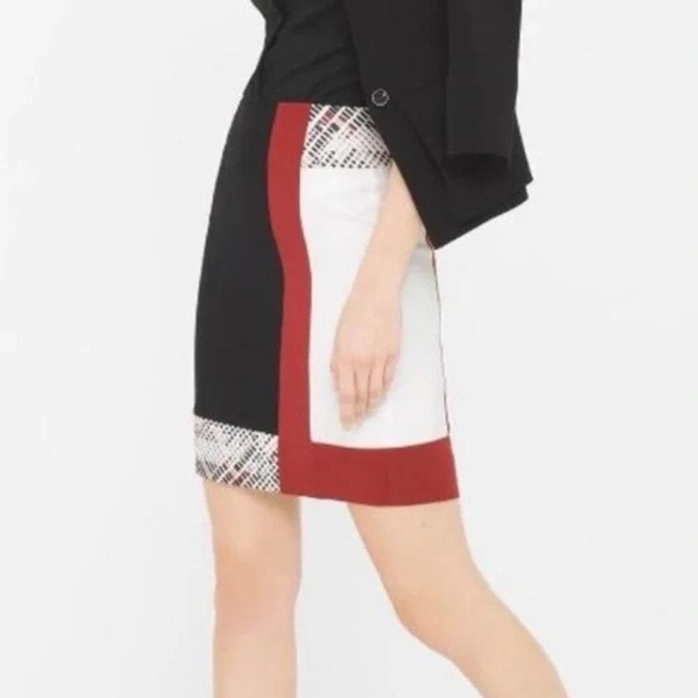 White House Black Market Multi Media Mini Skirts Womens Size 12